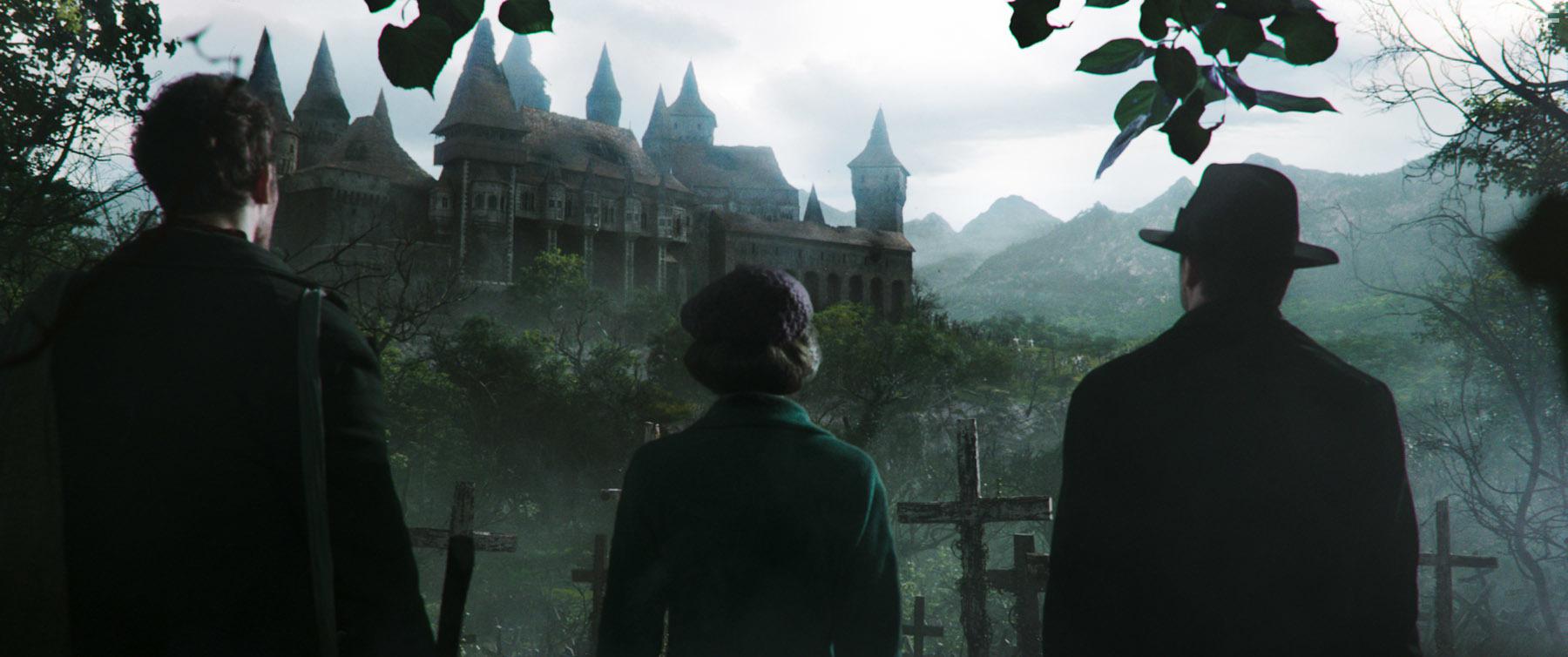 Demin Bichir, Jonas Bloquet, and Taissa Farmiga in The Nun (2018)