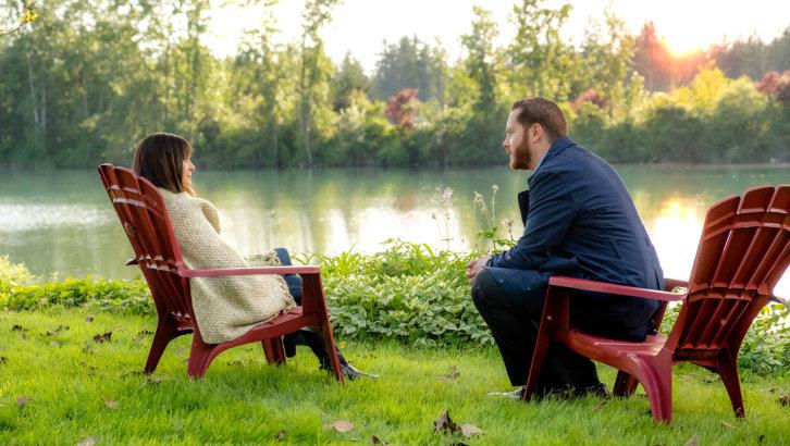 Kellie Martin and Giacomo Baessato in Hailey Dean Mystery: A Will to Kill (2018)