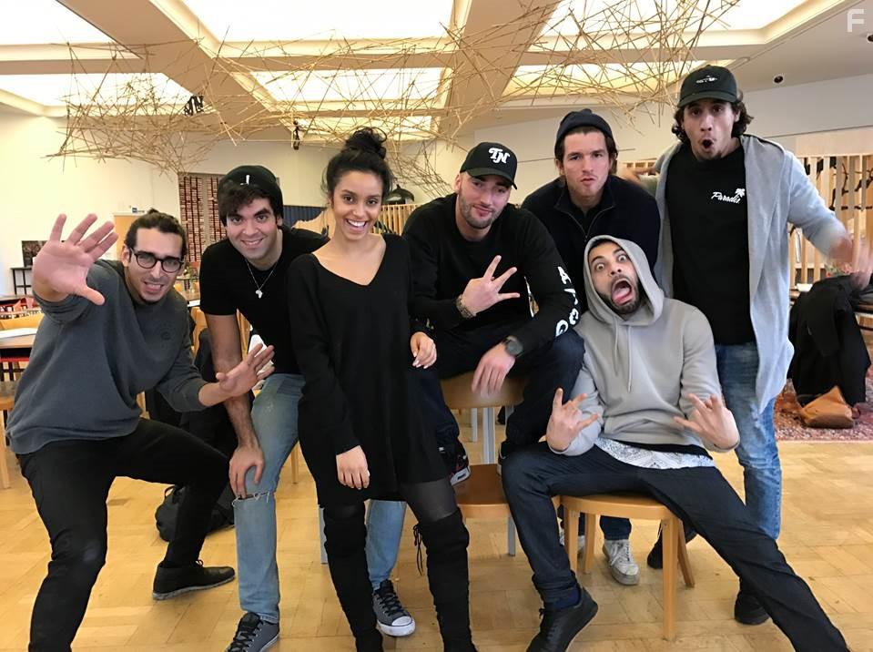 Adil El Arbi, Nora Gharib, and Said Boumazoughe in Patser (2018)