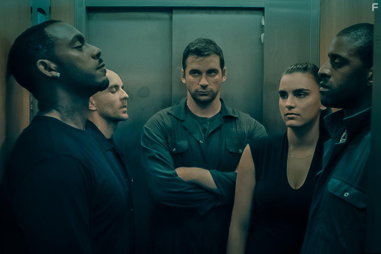 Richard Blackwood, Cristian Solimeno, Monty Burgess, Eke Chukwu, and Lara Heller in Welcome to Curiosity (2018)