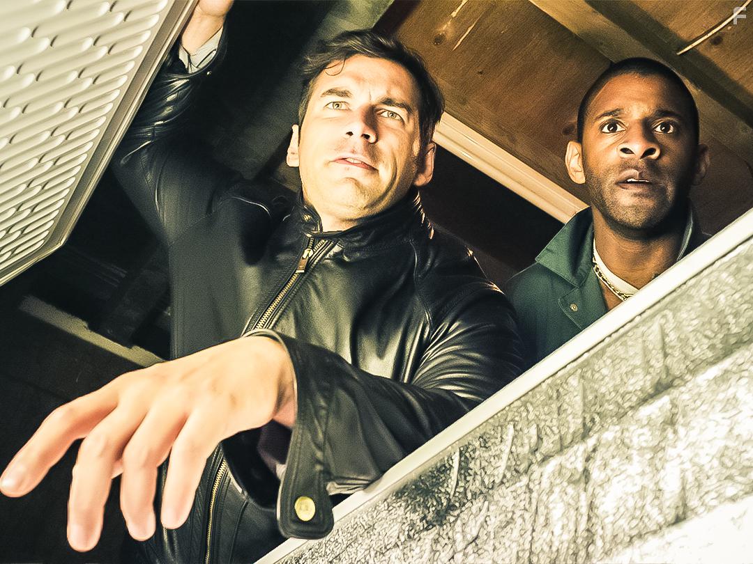 Cristian Solimeno and Eke Chukwu in Welcome to Curiosity (2018)