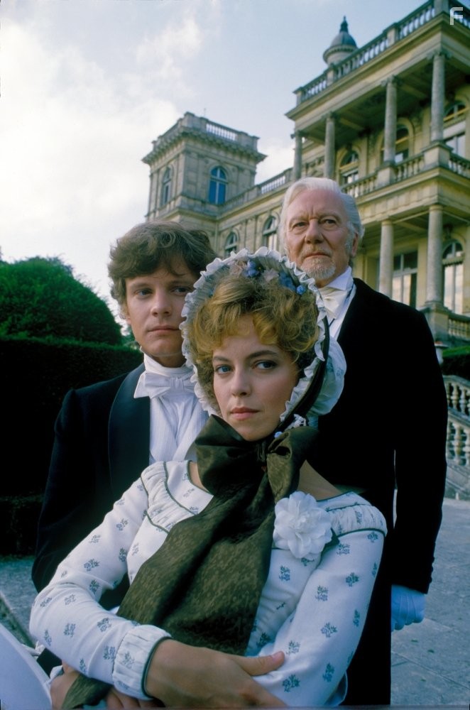 John Gielgud, Colin Firth, and Greta Scacchi in Camille (1984)