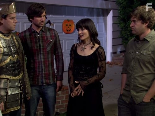 Mark Duplass, Jonathan Lajoie, Alison Becker, and Stephen Rannazzisi in Лига (2009)