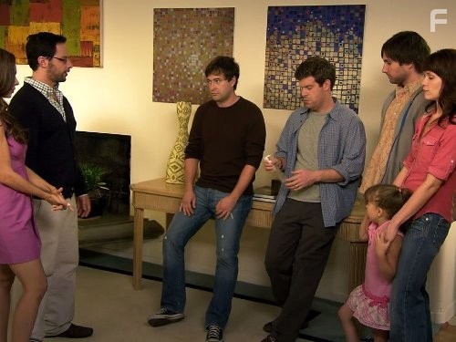 Mark Duplass, Katie Aselton, Nadine Velazquez, Jonathan Lajoie, Stephen Rannazzisi, Nick Kroll, and Alina Foley in Лига (2009)