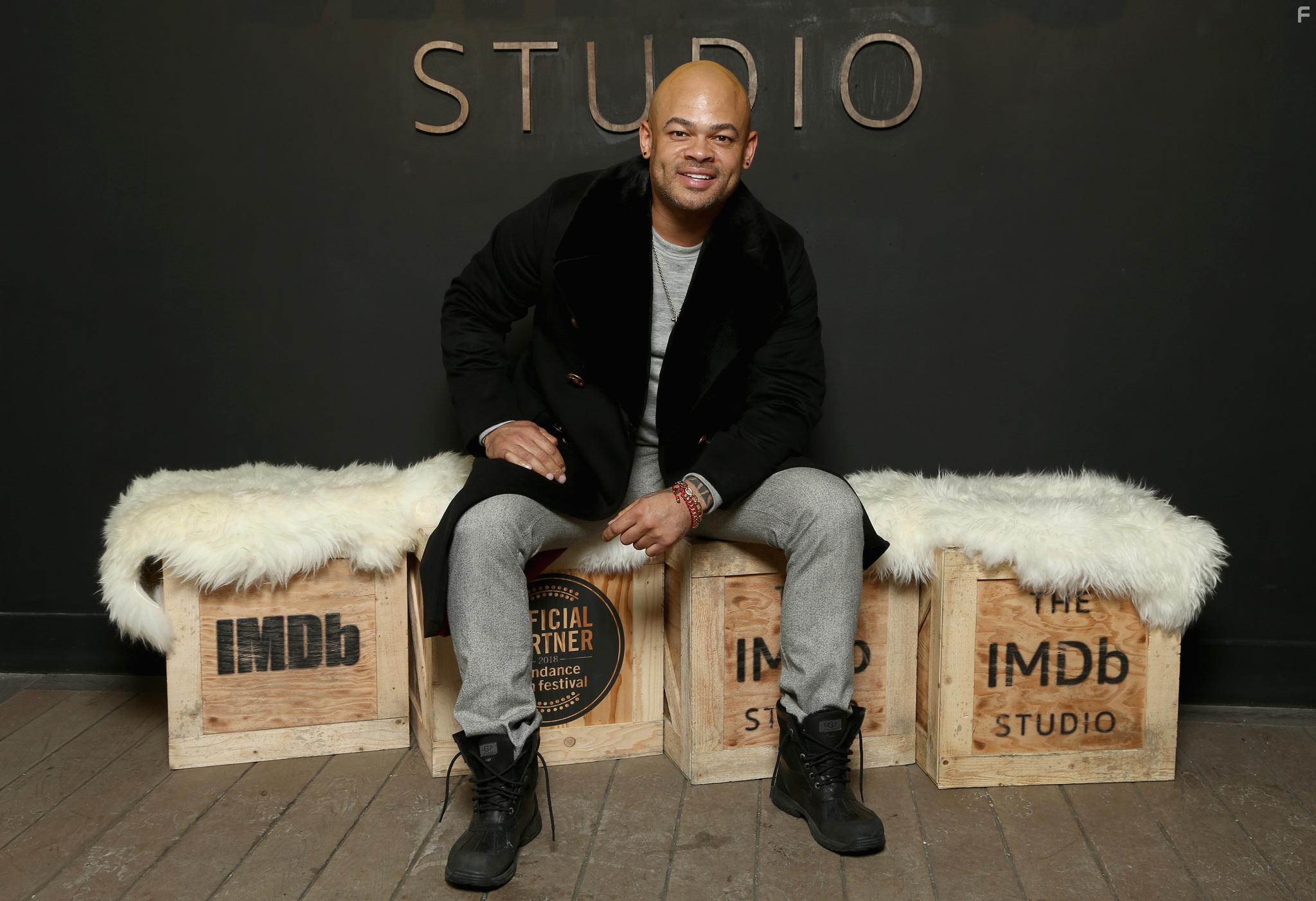 Anthony Hemingway at an event for Croc-Blanc (2018)
