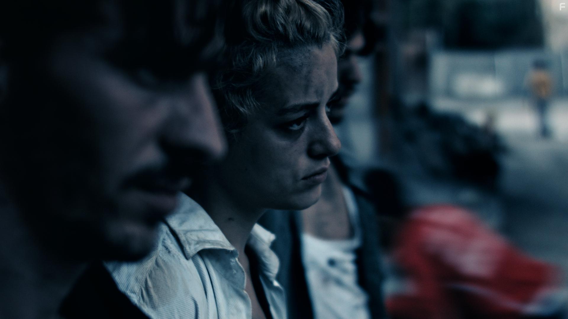 Edvin Mustafa, Fioralba Kryemadhi, and Florist Bajgora in Bloodlands (2017)