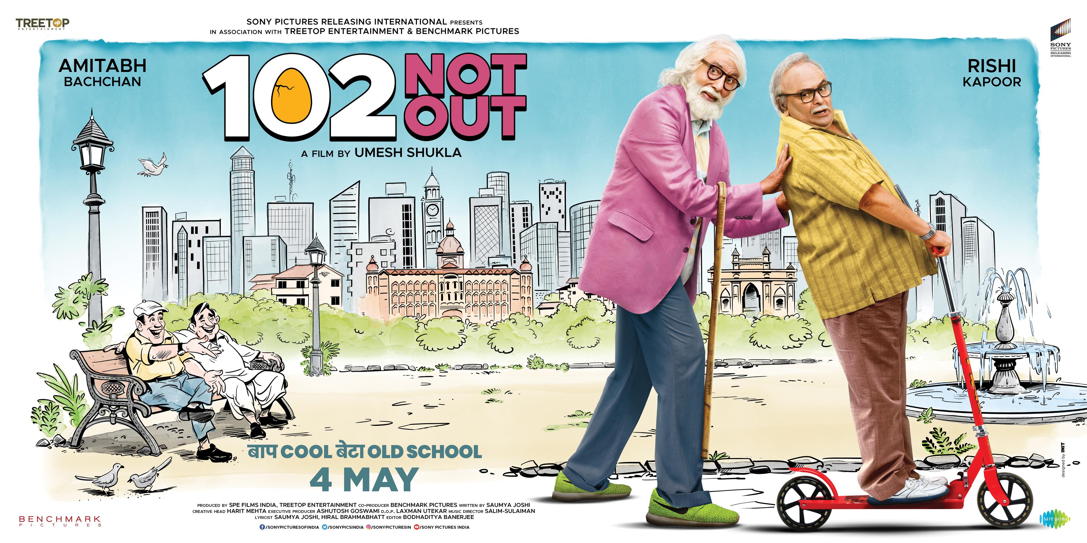 Amitabh Bachchan and Rishi Kapoor in 102 Not Out (2018)