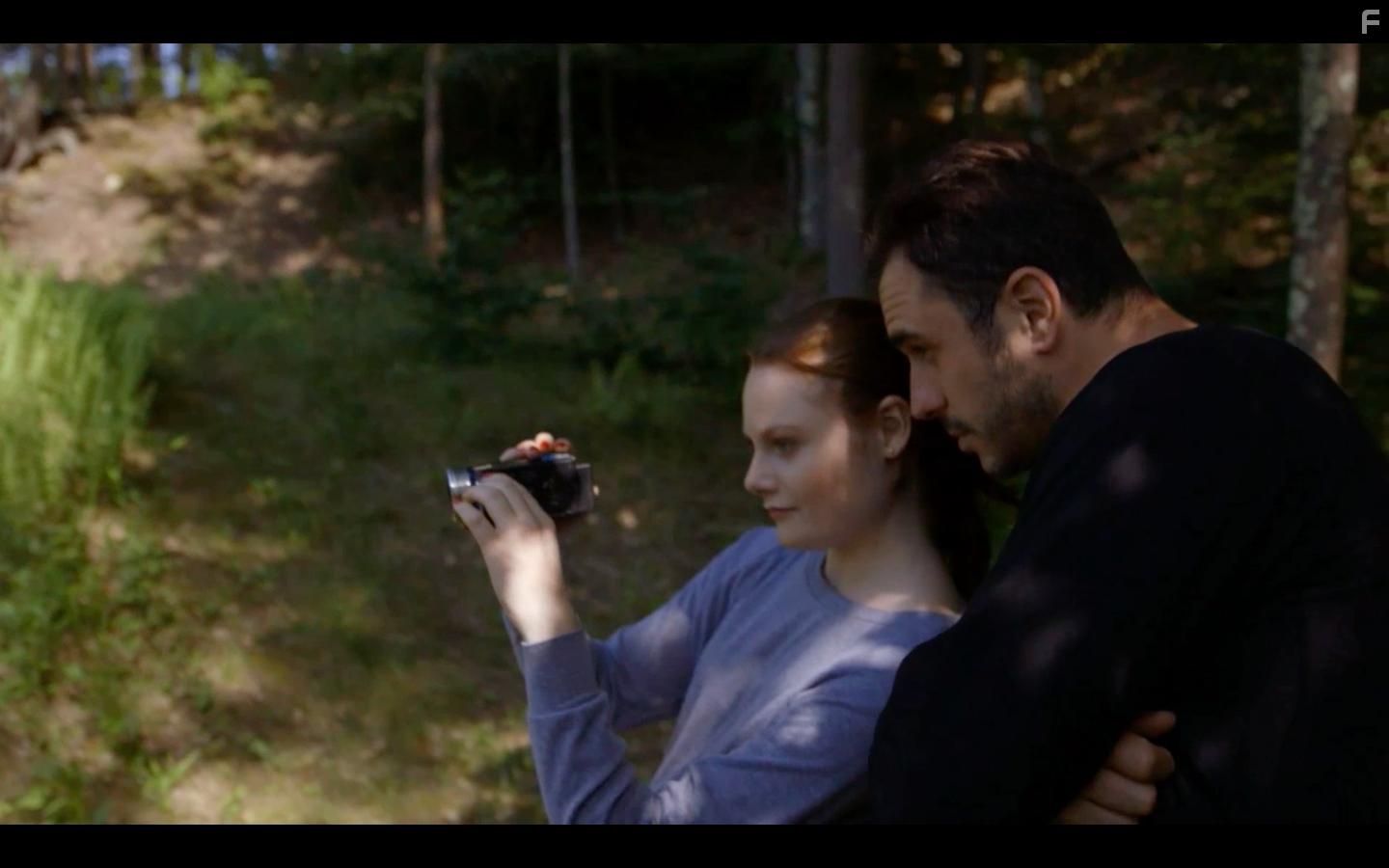 Amanda Jane Stern and Troy Curtis in Amish Witches: The True Story of Holmes County (2016)
