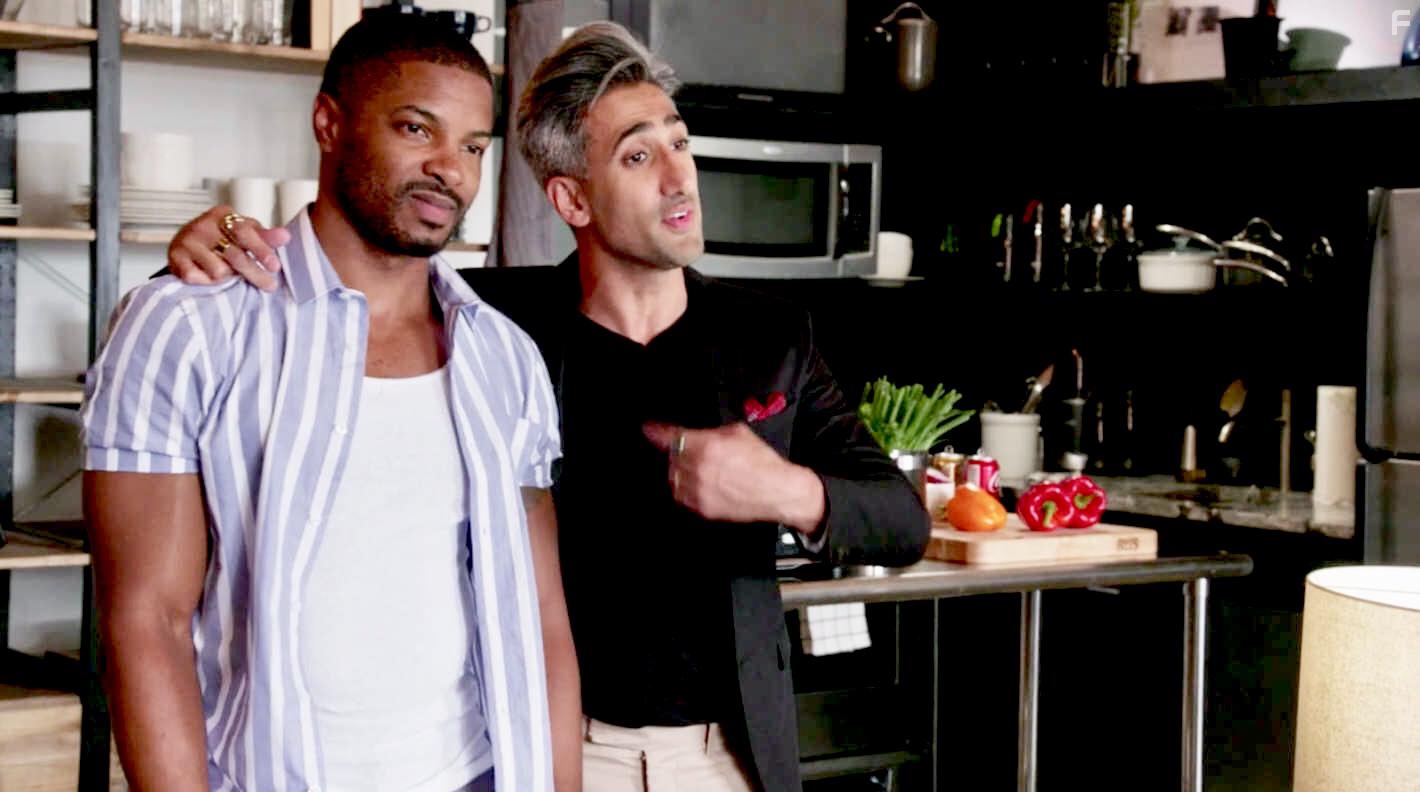 Tan France and A.J. Brown in Queer Eye (2018)