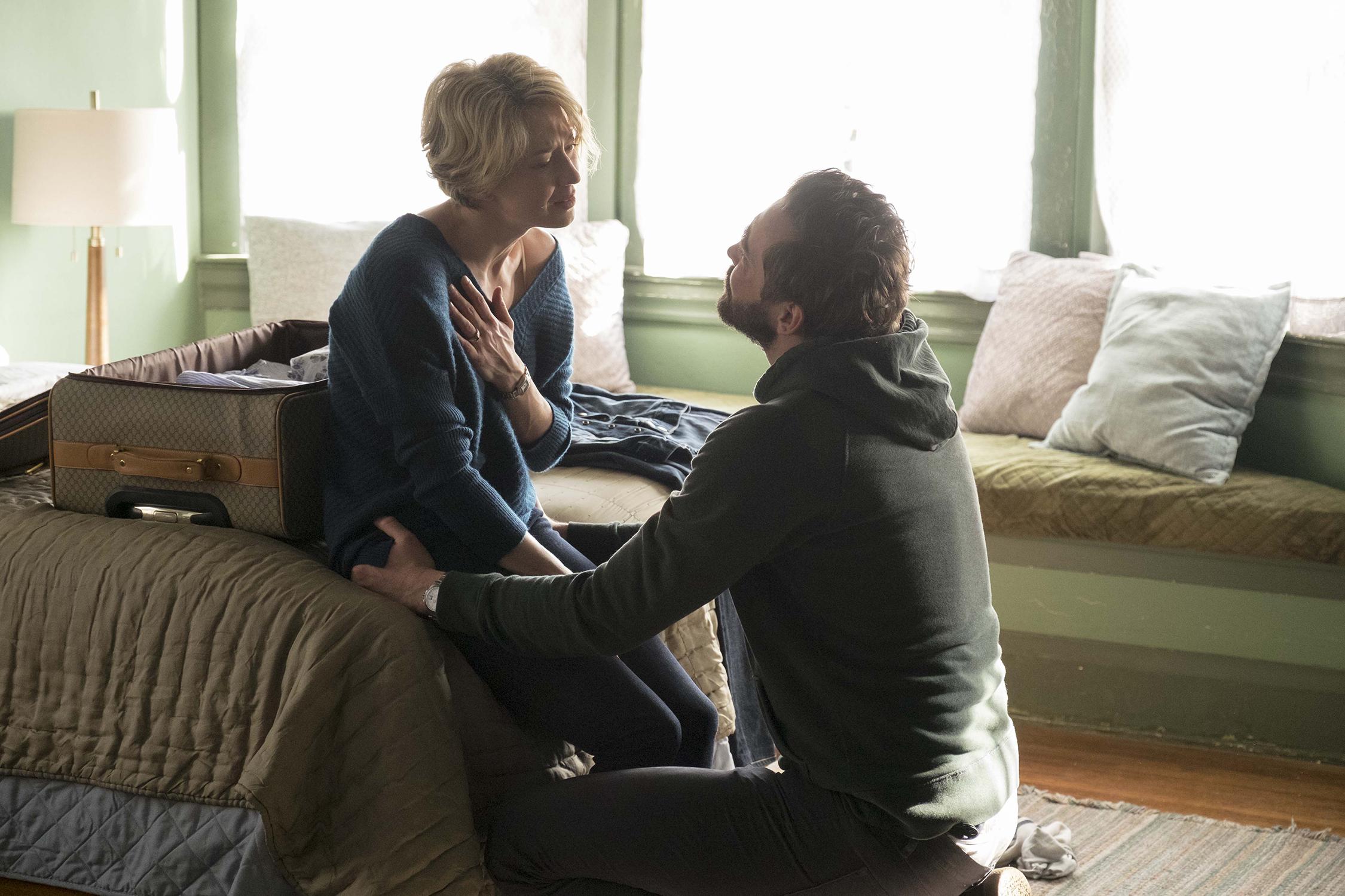 Lee Pace and Carrie Coon in The Keeping Hours (2017)