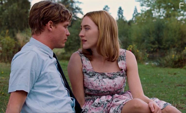 Saoirse Ronan and Billy Howle in On Chesil Beach (2017)