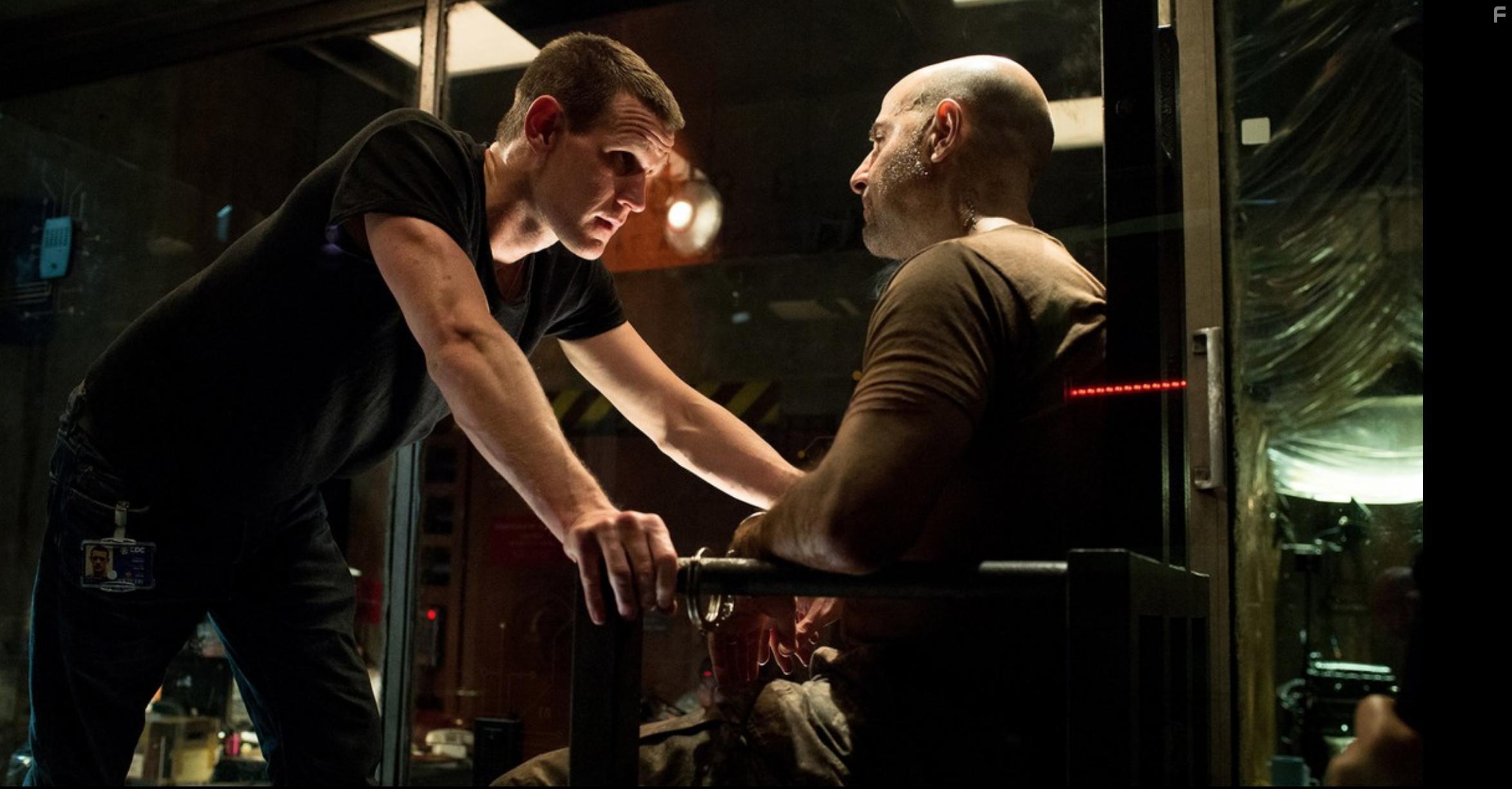 Stanley Tucci and Matt Smith in Patient Zero (2018)