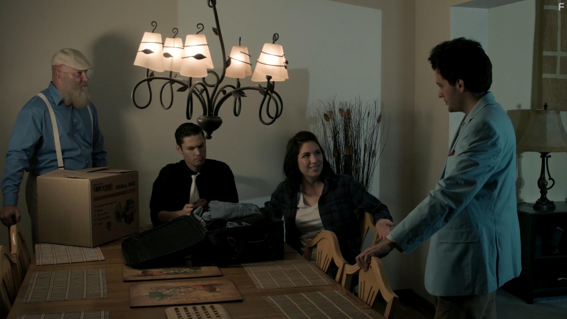 William 'Bill' Connor, Frank Prell, William Kenny, and Aiyana Irwin in The October Flowers (2018)