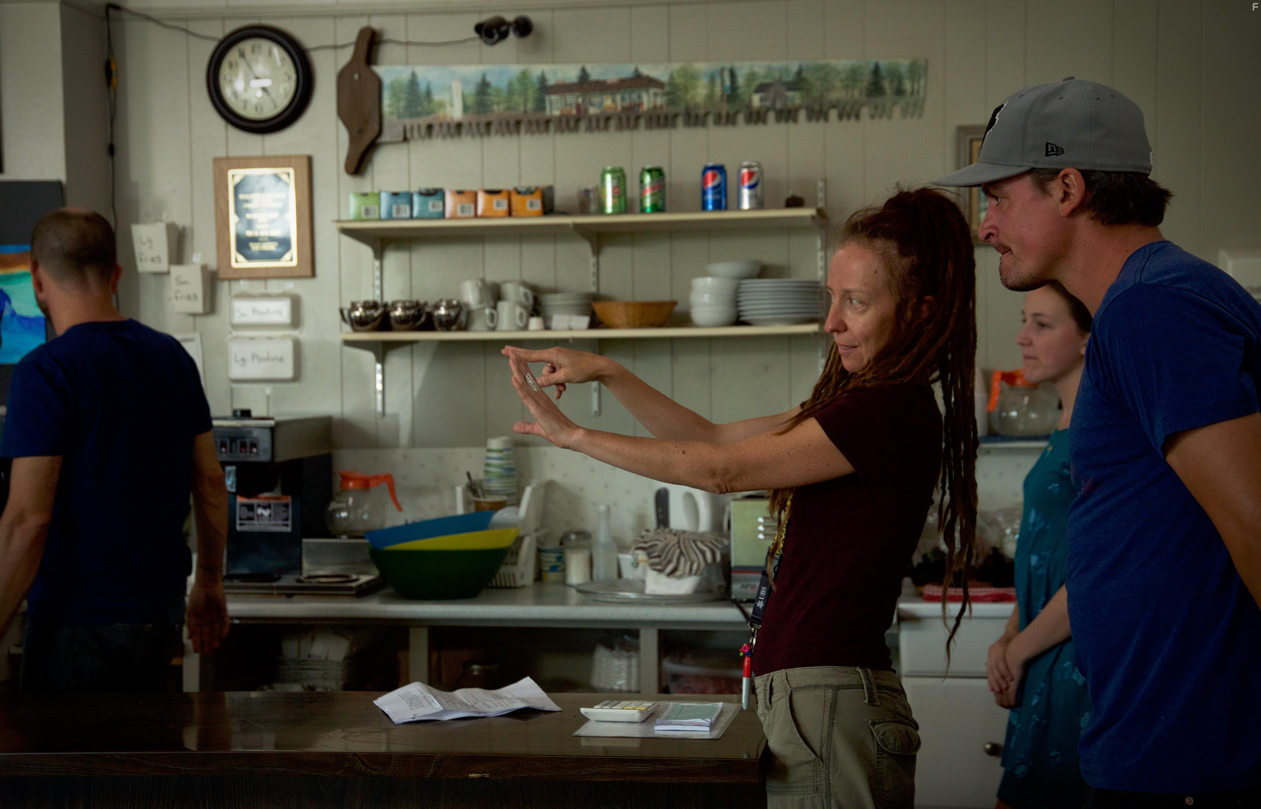 Christopher Bolton, Ingrid Veninger, Ben Lichty, and Charlotte Salisbury in Porcupine Lake (2017)