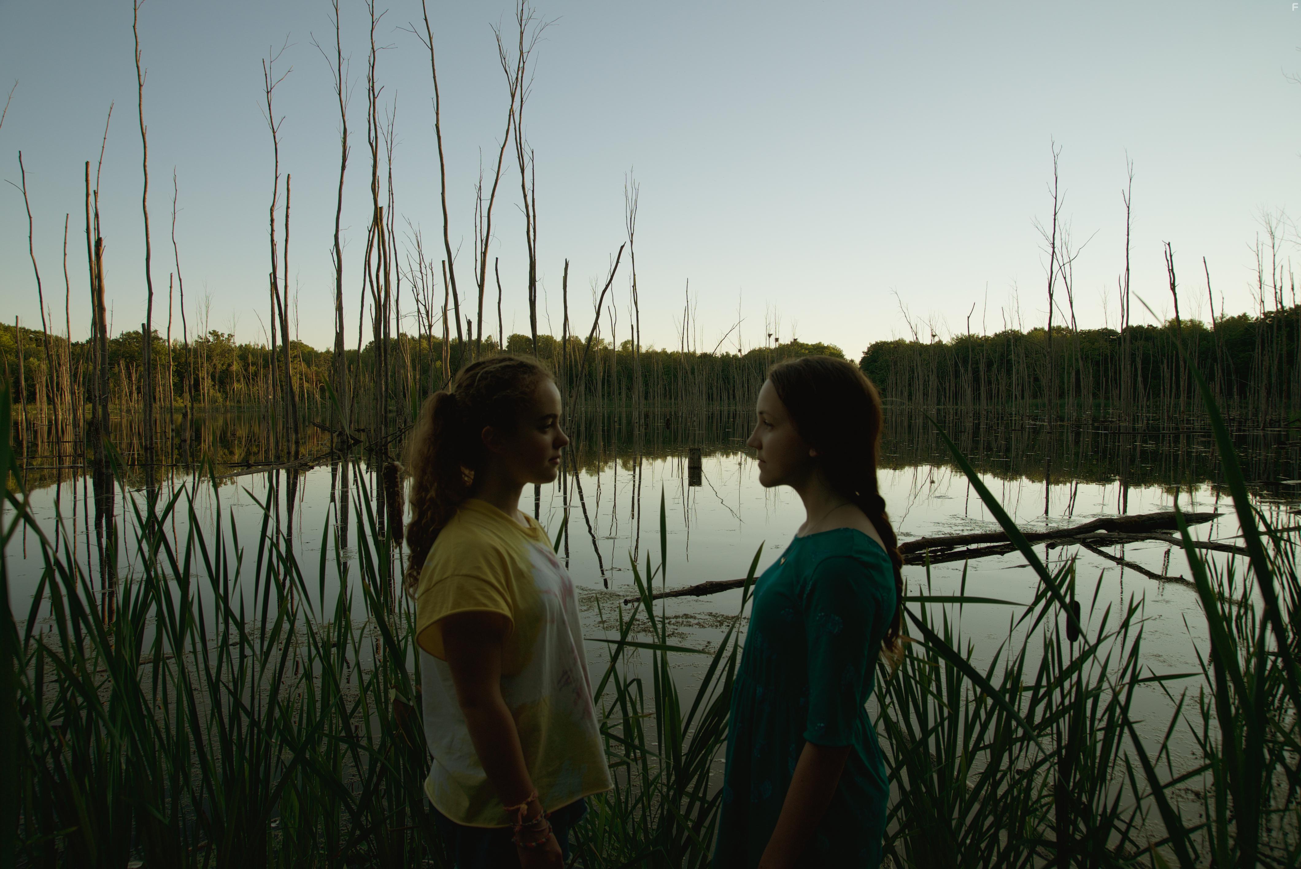 Lucinda Armstrong Hall and Charlotte Salisbury in Porcupine Lake (2017)