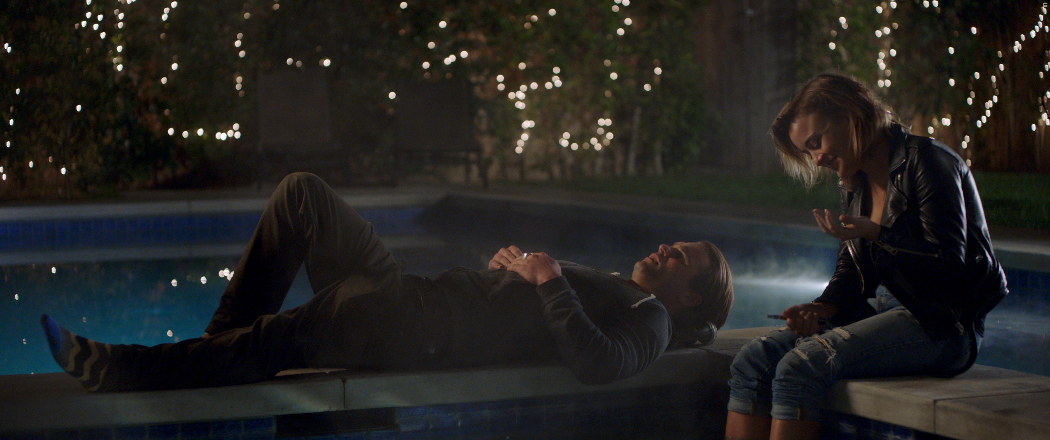 Jordan Hinson and Milo Gibson in Breaking & Exiting (2018)