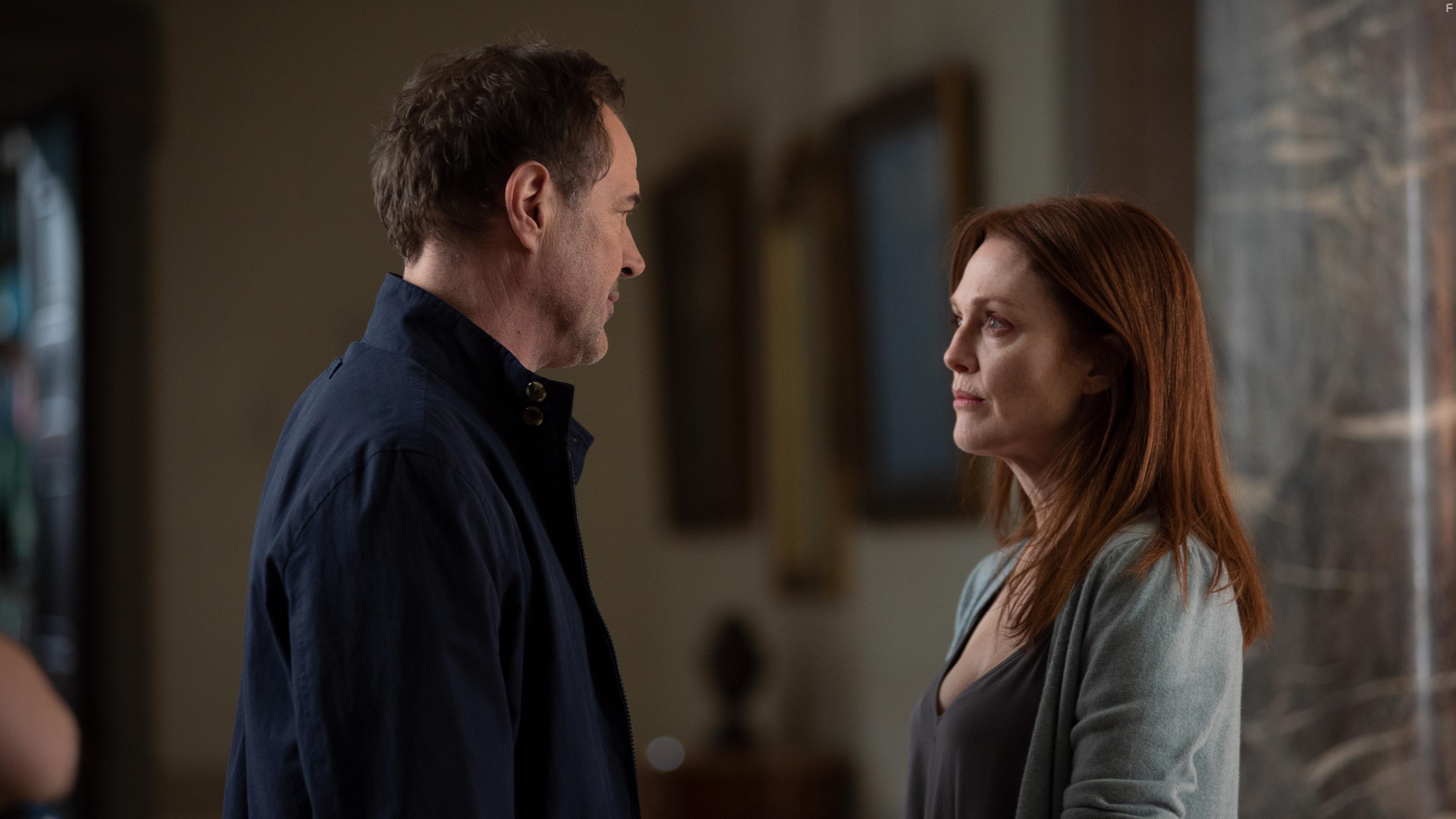 Julianne Moore and Sebastian Koch in Bel Canto (2018)