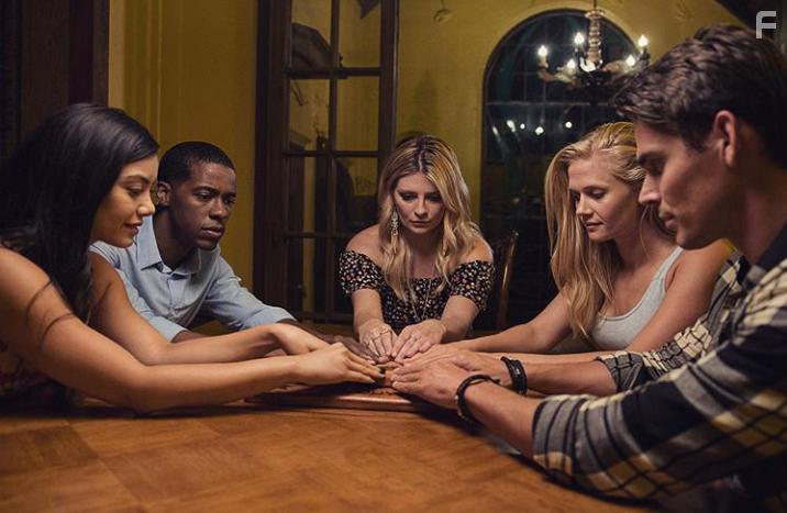 Mischa Barton, Carly Schroeder, and Mark Grossman in Ouija House (2018)