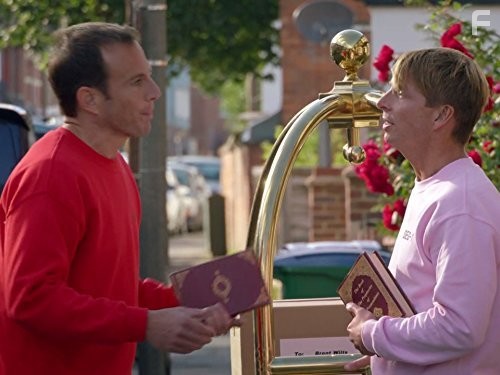 Will Arnett and Jack McBrayer in Роковые ошибки Тодда Маргарета (2009)