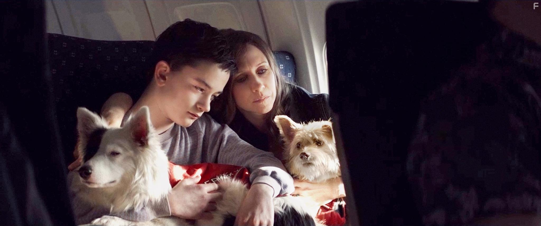 Vera Farmiga and Lewis MacDougall in Boundaries (2018)