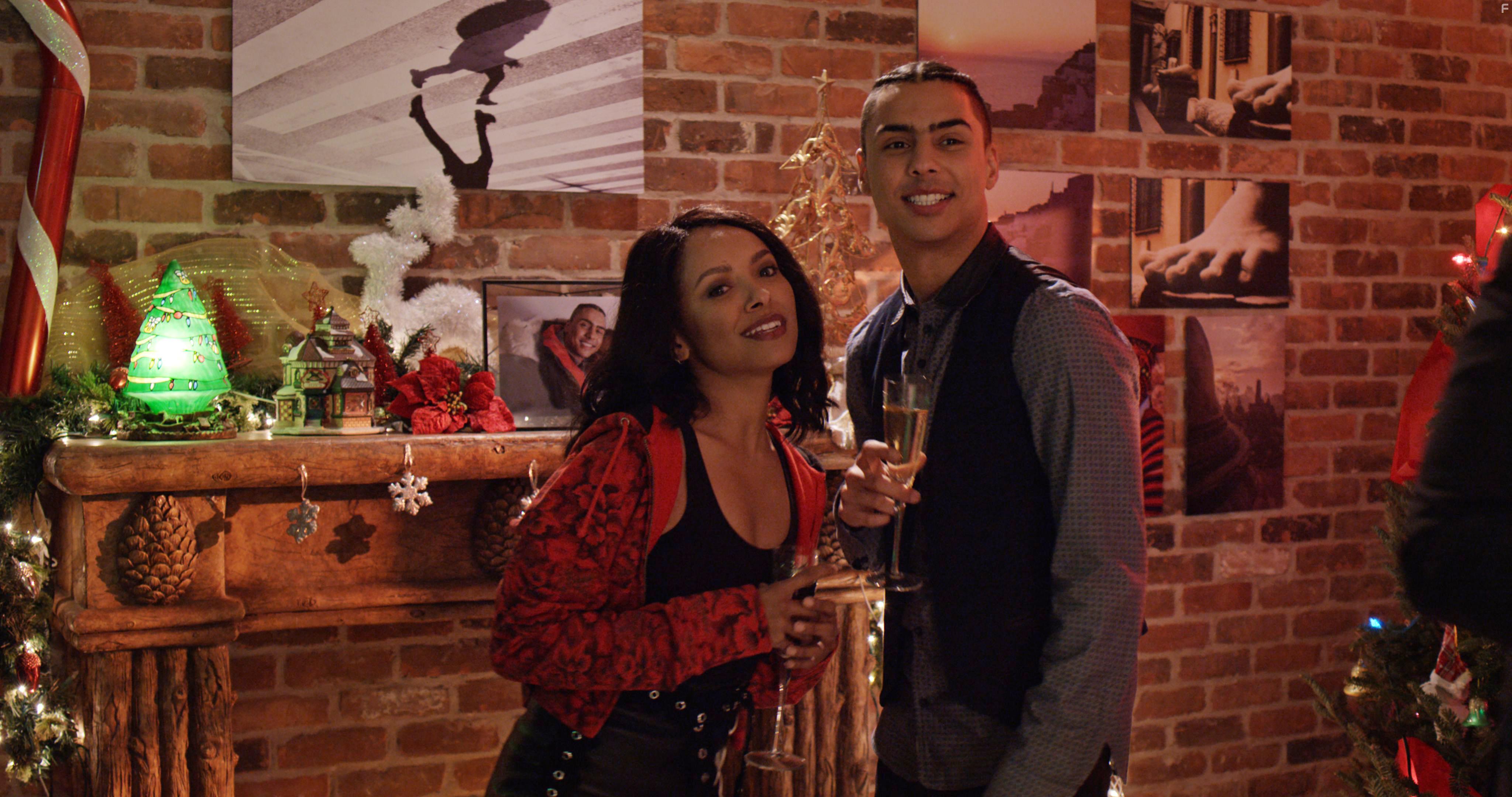 Kat Graham and Quincy Brown in The Holiday Calendar (2018)