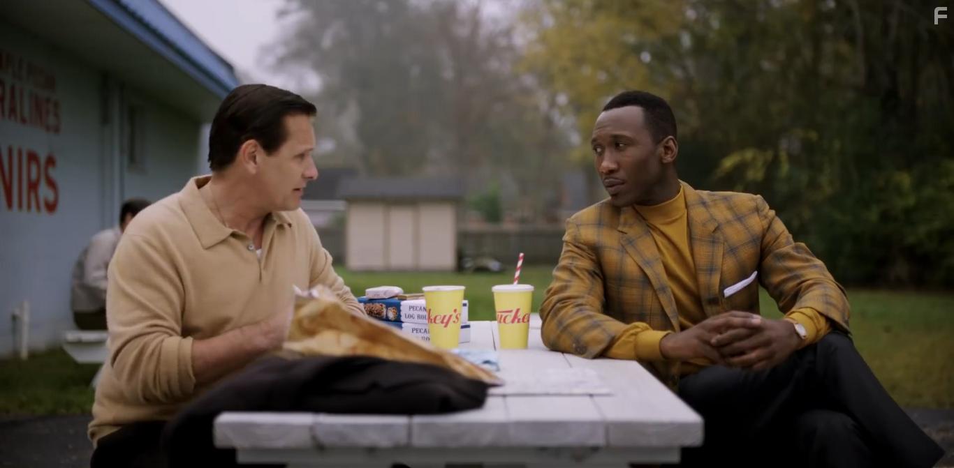 Viggo Mortensen and Mahershala Ali in Green Book (2018)