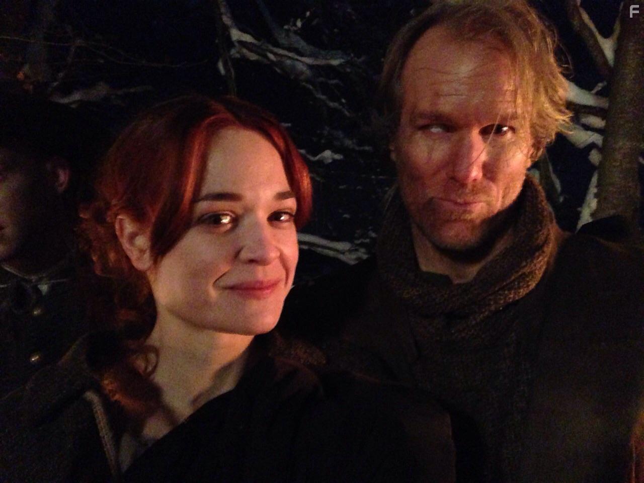 Isabelle Caillat and Greg Orvis on set of Anomalia (2016)