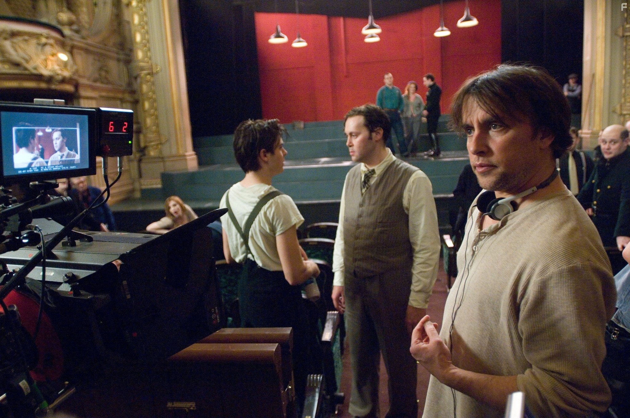 Richard Linklater and Christian McKay in Я и Орсон Уэллс (2008)