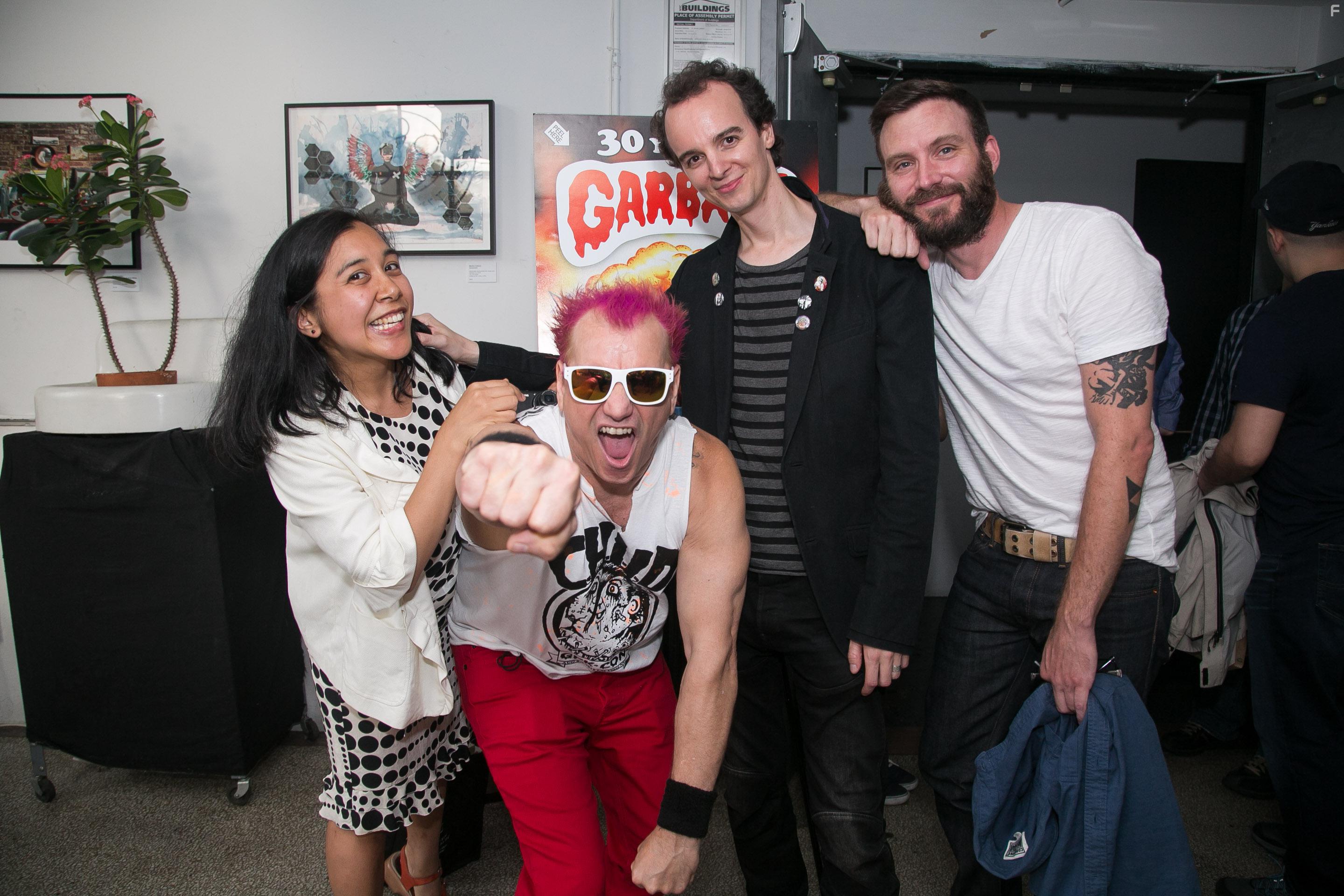 Joe Simko, June Gonzales, Aaron J. Booton, and Dr.Chud at an event for 30 Years of Garbage: The Garbage Pail Kids Story (2017)