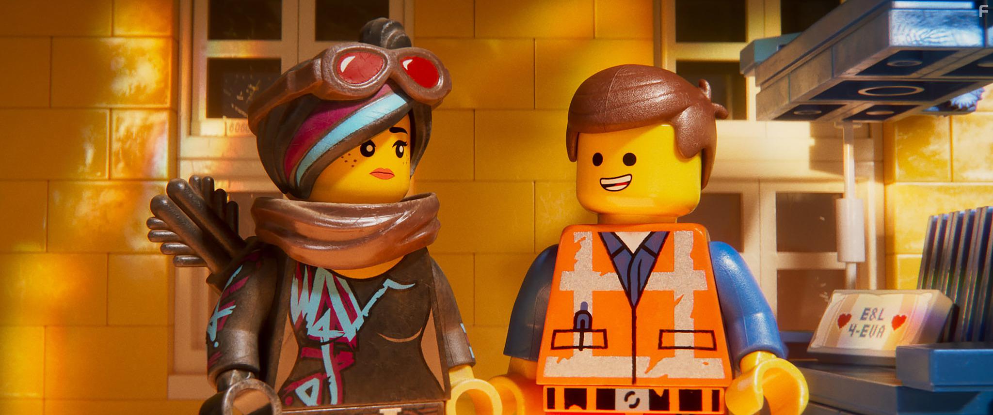 Elizabeth Banks and Chris Pratt in The Lego Movie 2: The Second Part (2019)