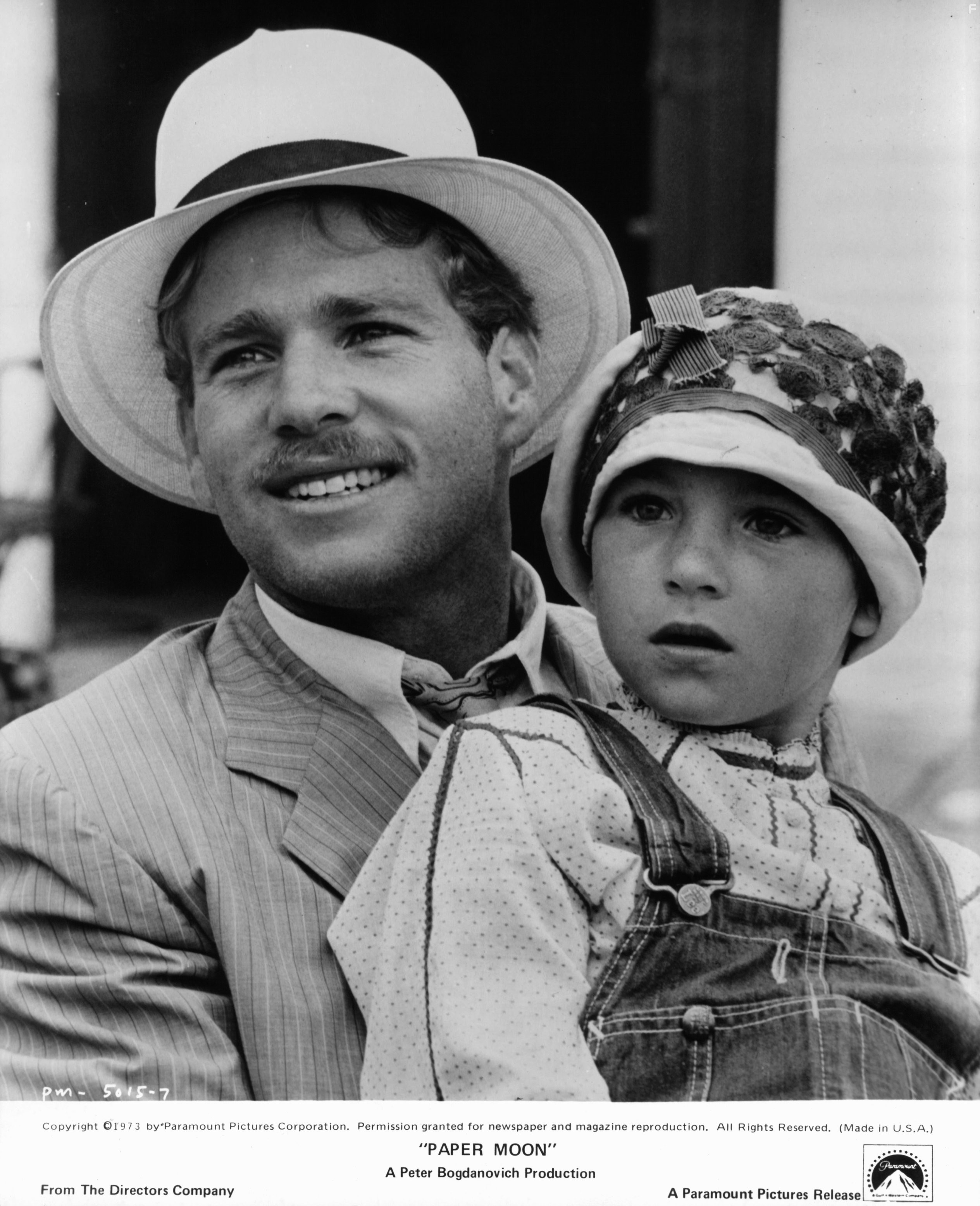 Tatum O'Neal and Ryan O'Neal in Бумажная луна (1973)