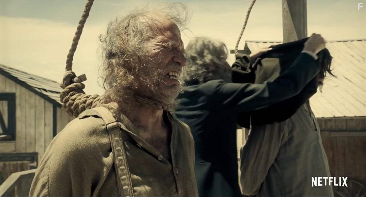 Martin Palmer as the "Blubberer" in "The Ballad of Buster Scruggs"