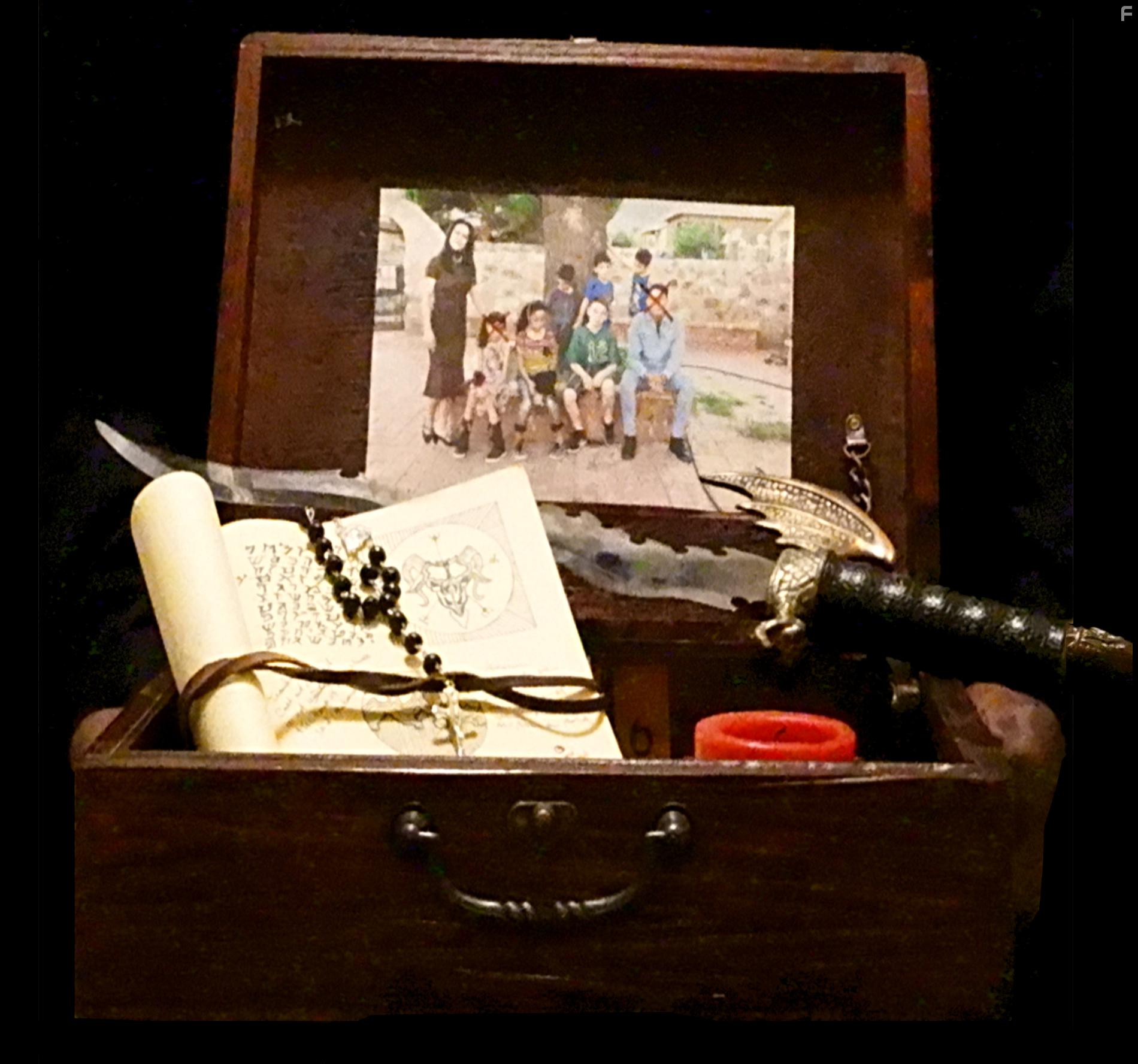 Julz Martinez IV, Allyson Hernandez, J.D. Hernandez, Santiago Flores, Miguel Puentes II, Aaron Bellman, and Elizabeth E. Gonzalez in Foster Home Seance (2018)