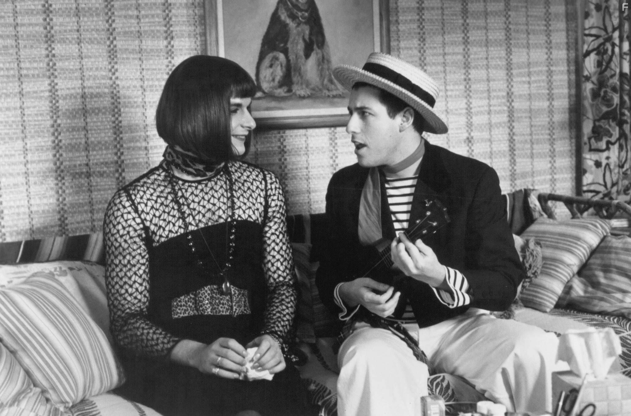 Liev Schreiber and Adam Sandler in Совершенно чокнутый (1994)