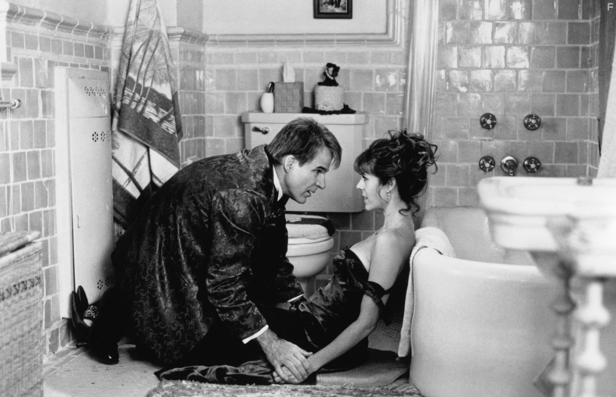 Steve Martin and Rita Wilson in Совершенно чокнутый (1994)