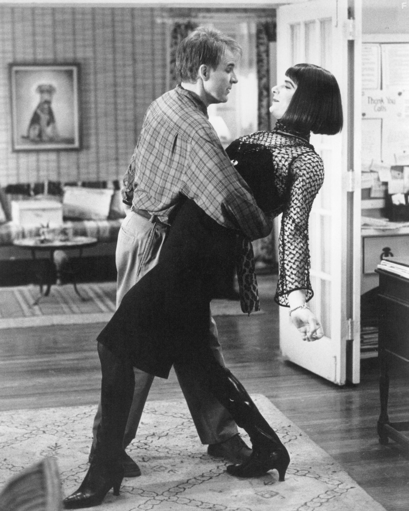 Steve Martin and Liev Schreiber in Совершенно чокнутый (1994)