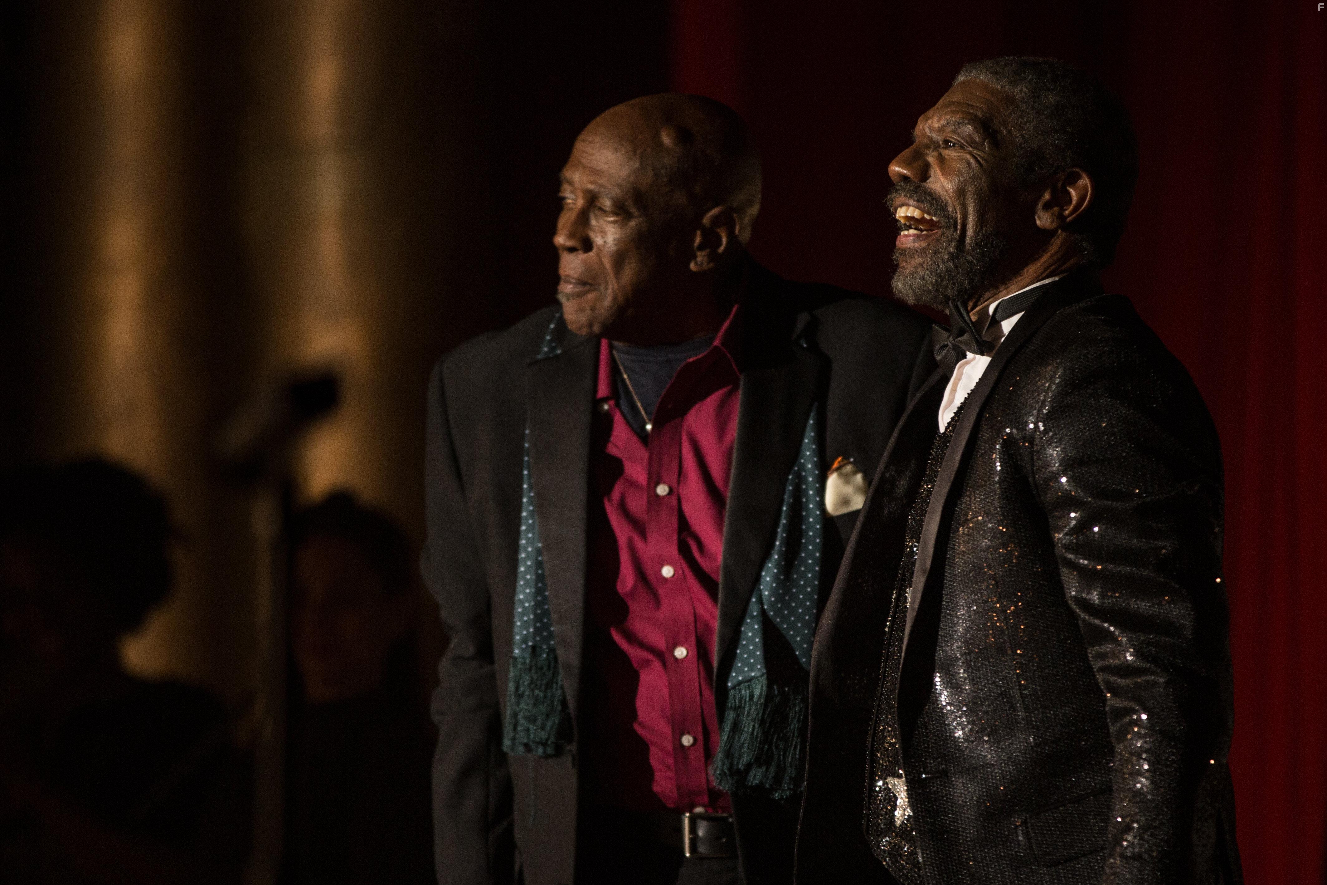 Louis Gossett Jr. and Vondie Curtis-Hall in Breaking Brooklyn (2018)