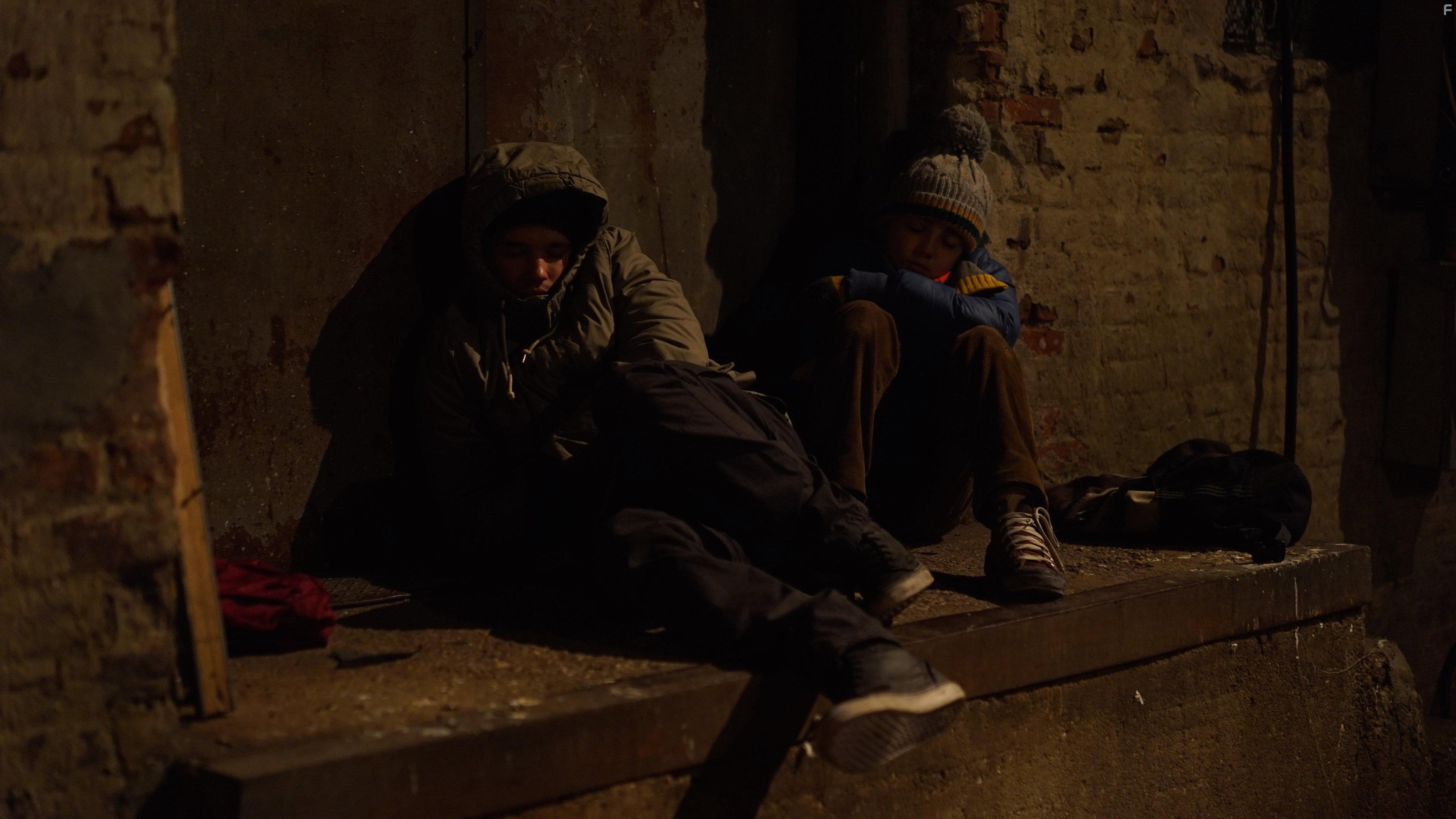 Nathan Kress and Colin Critchley in Breaking Brooklyn (2018)