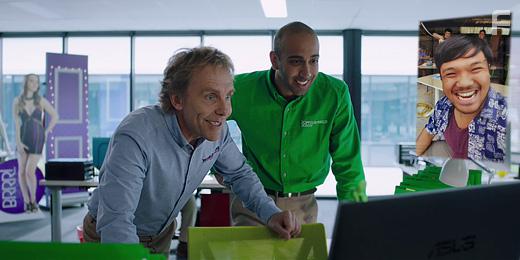 Wayne Hope and Kane Felsinger in Back in Very Small Business (2018)