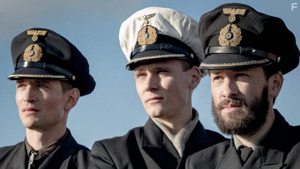 Franz Dinda, Rick Okon, and August Wittgenstein in Das Boot (2018)