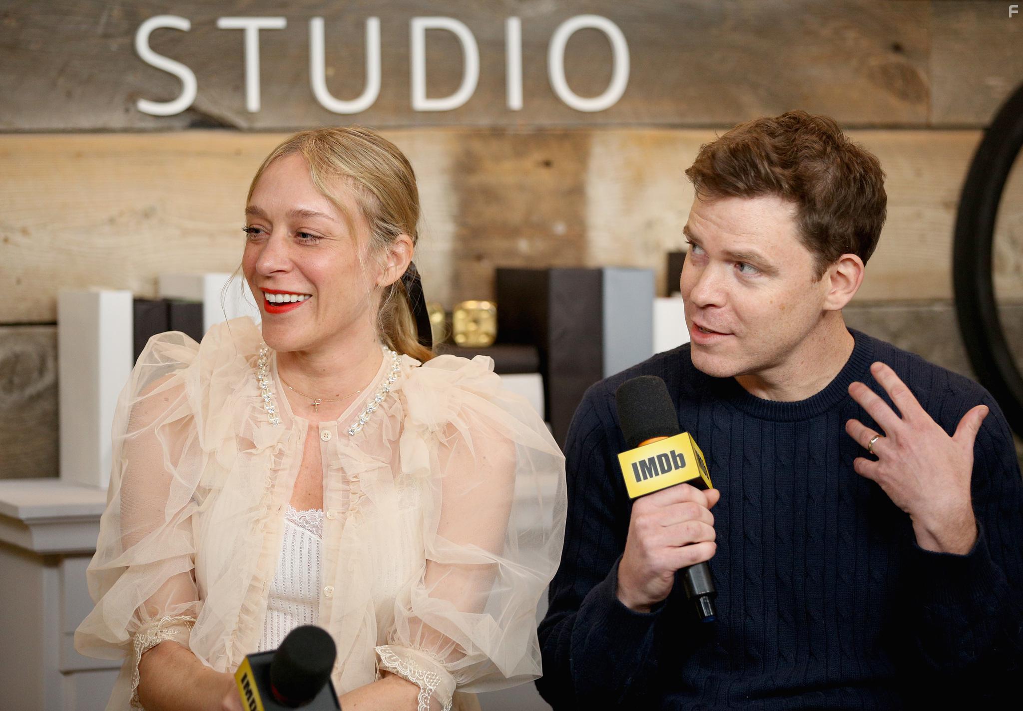 Chlo Sevigny and Craig William Macneill at an event for Lizzie (2018)