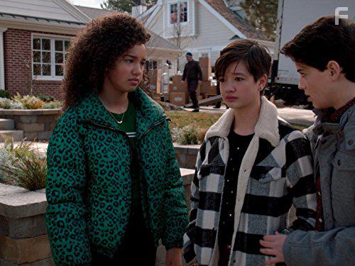 Joshua Rush, Peyton Elizabeth Lee, and Sofia Wylie in Andi Mack (2017)