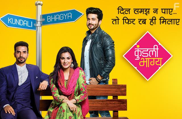 Shraddha Arya, Manit Joura, and Dheeraj Dhoopar in Kundali Bhagya (2017)