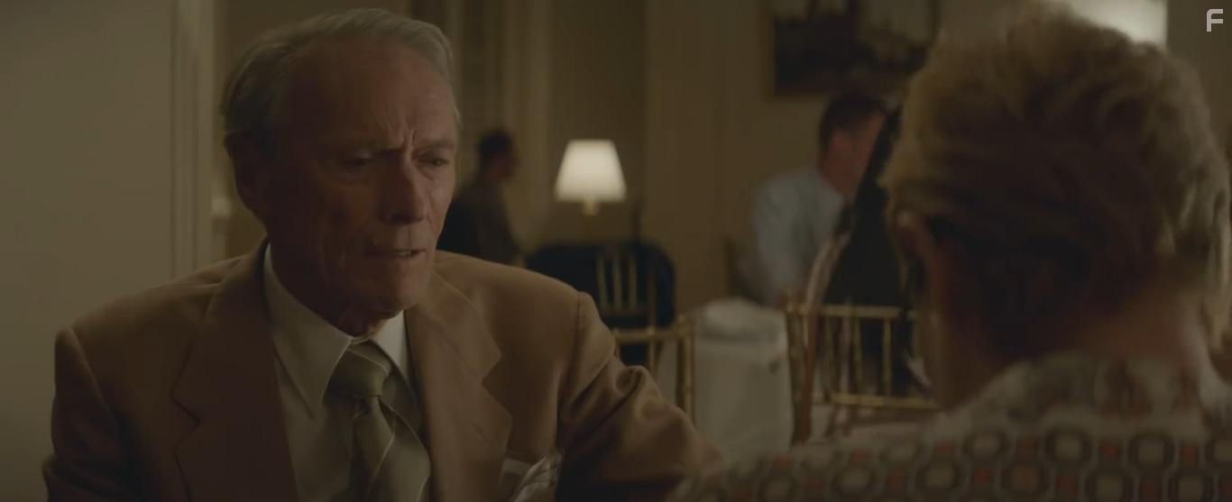 Clint Eastwood and Dianne Wiest in The Mule (2018)