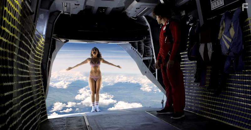 Jessica Rothe and Steve Zissis in Happy Death Day 2U (2019)