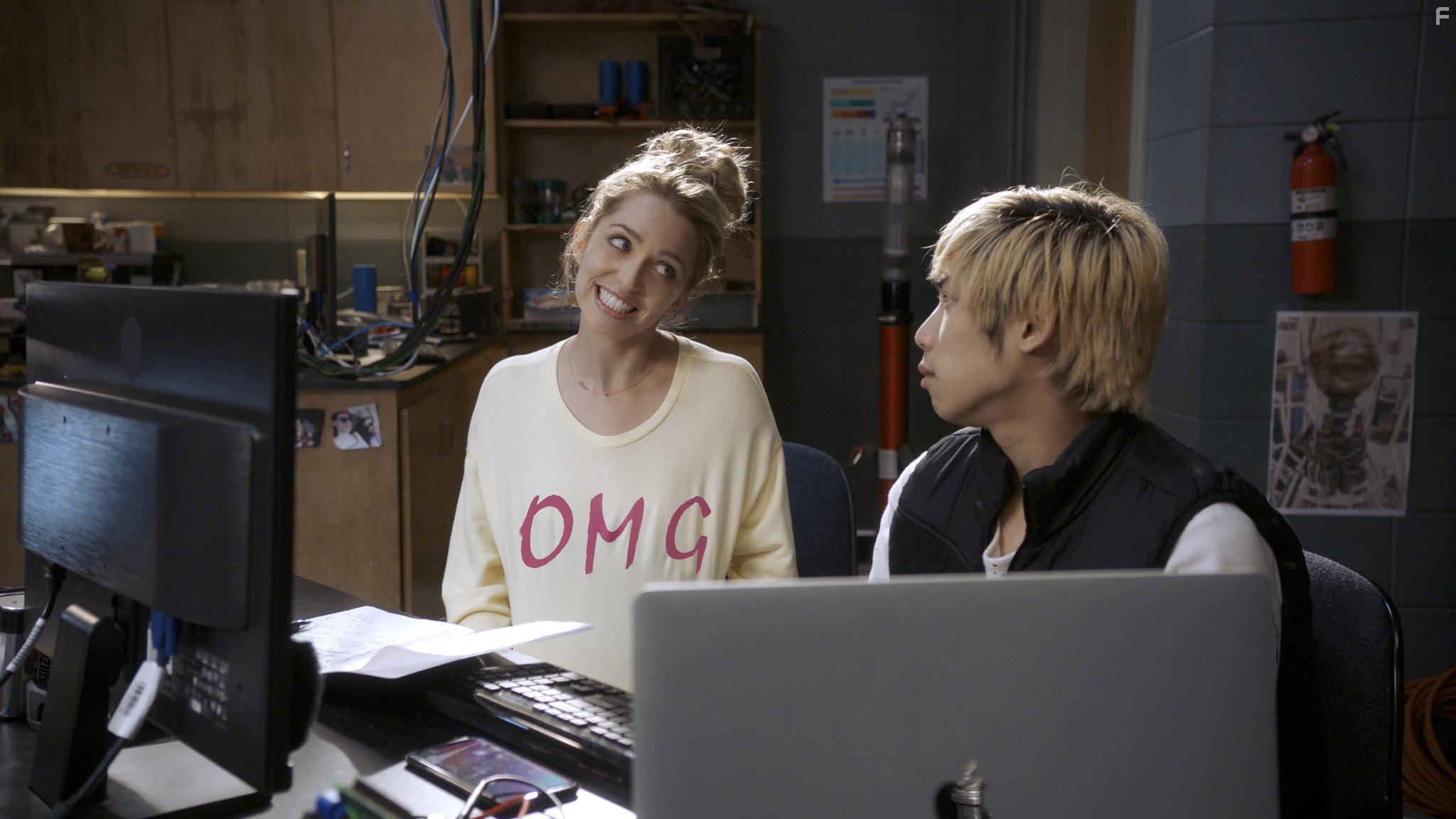 Jessica Rothe and Phi Vu in Happy Death Day 2U (2019)