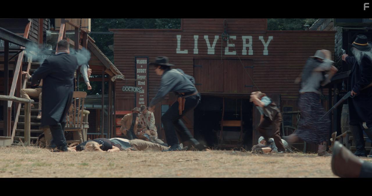 Tom Nolan, James Groom, and Duncan Casey in A Fistful of Lead (2018)