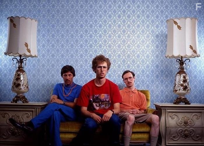 Jon Gries, Aaron Ruell, and Jon Heder in Наполеон Динамит (2004)