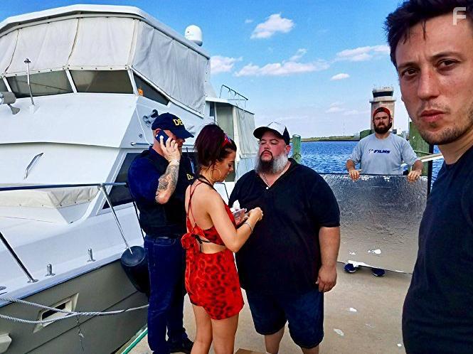 David Velez, Timothy Hallam Wood, and Tony Fadil in Dead Ringer (2018)