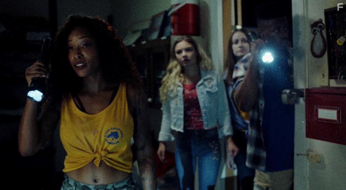 Brittany S. Hall, Carol Jean Wells, Patrick R. Walker, and Jenna Harvey in You Might Be the Killer (2018)
